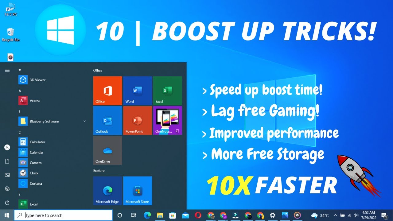 How to Speed Up Your Windows 10 Performance 2022 (Best Settings Ever)