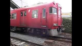 名鉄６６００系　旭前発車
