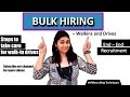 Bulk hiring solutions  walkins and recruitment drives ii hr recruiting tips