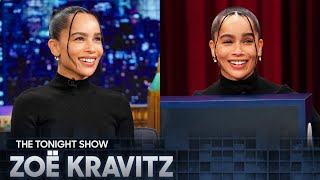 Zoë Kravitz Talks The Batman and Freaks Out Playing Can You Feel It? | The Tonight Show