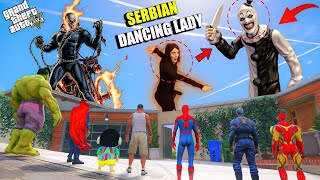 Franklin and Avengers Found GHOST RIDER To Kill SERBIAN DANCING LADY in GTA 5 ! (Part 1)