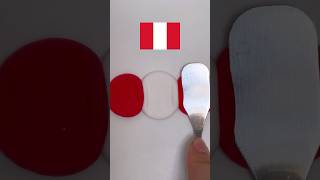 What color do Peru flag colors make?π΅πͺ #flagmixing #satisfying Wealth