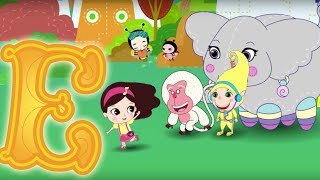 Letter E - Olive and the Rhyme Rescue Crew | Learn ABC | Sing Nursery Songs