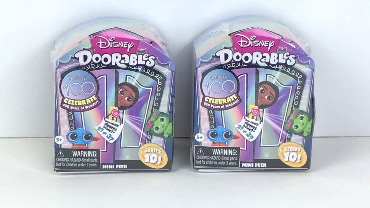 Disney Doorables Series 7 Mini Peek Mystery Pack, FULL CASE OF 18 PACKS