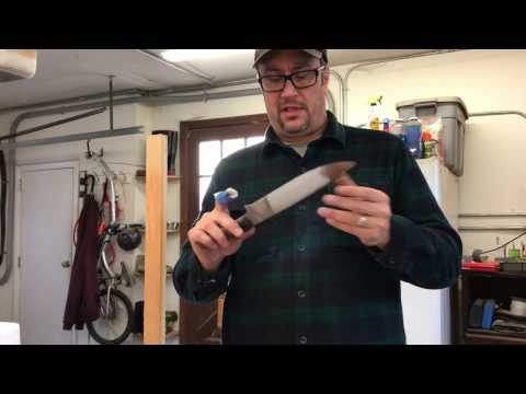 Knife Making: Homemade Camp Knife & Chopping for Sharpness Test
