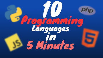10 PROGRAMMING Languages In 5 MINUTES