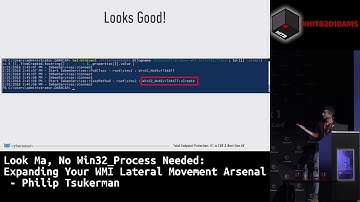#HITB2018AMS D2T1 - Expanding Your WMI Lateral Movement Arsenal - Philip Tsukerman