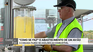 Como é feito o abastecimento de avião?