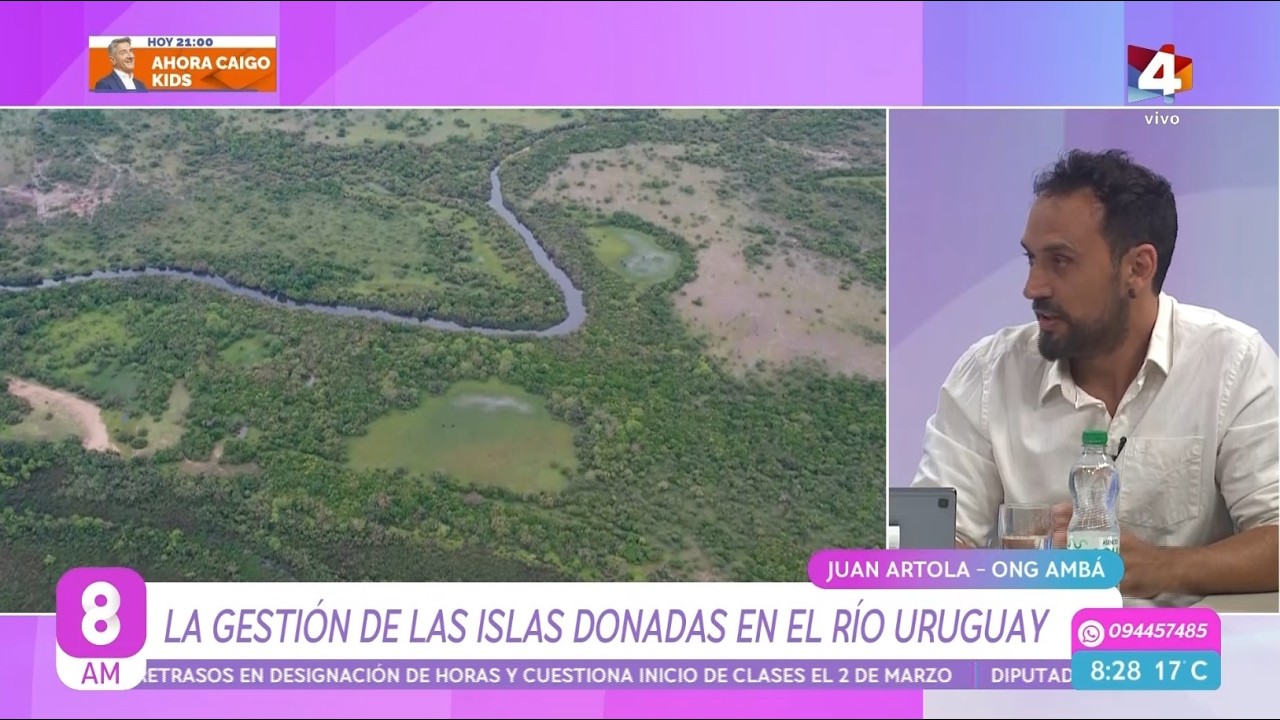 8AM - La gestión de las islas donadas en el Río Uruguay