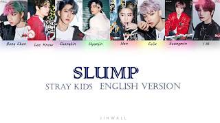 STRAY KIDS - 'SLUMP' (ENGLISH Ver.) Lyrics [Color Coded_Eng] Resimi