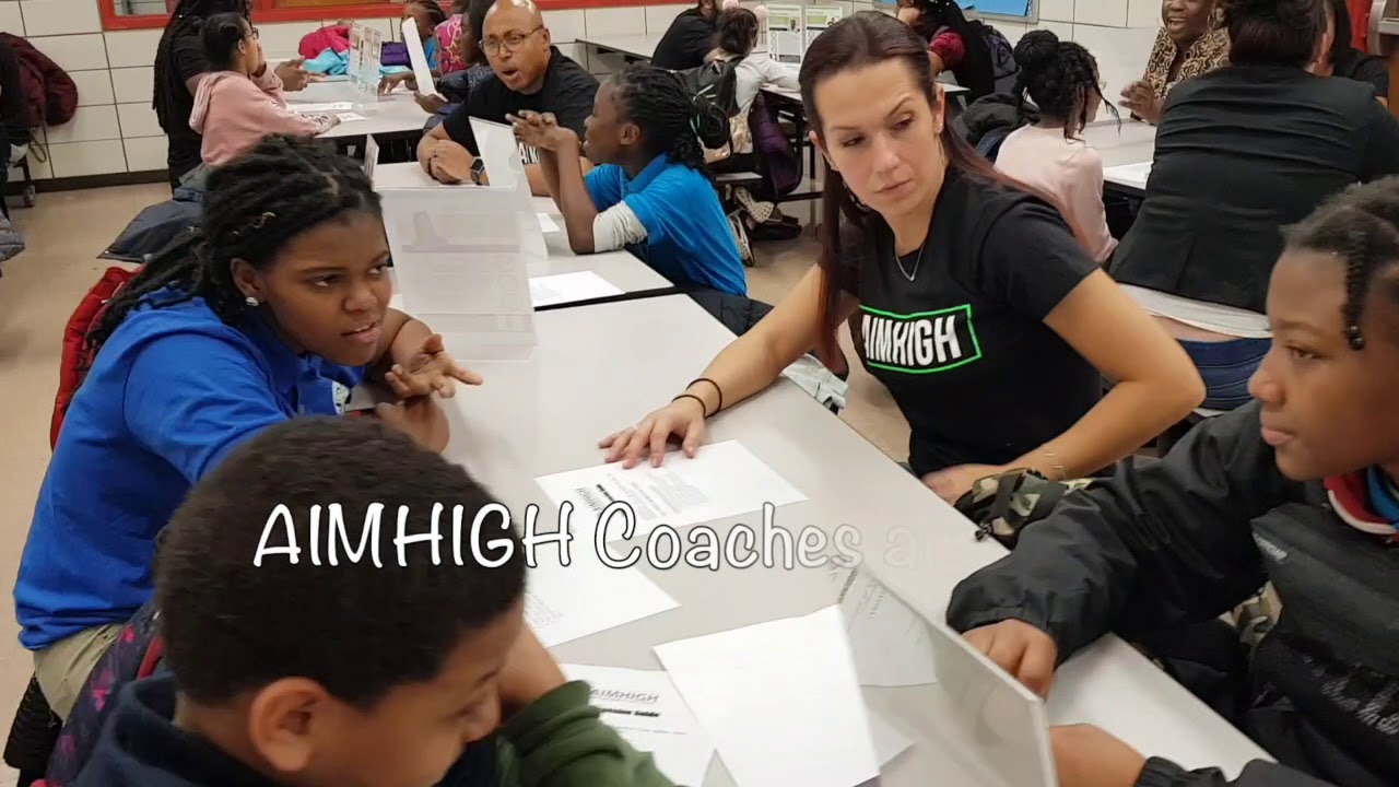 AIMHIGH Coaches Pelham Gardens Middle School YouTube