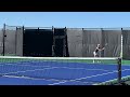 Kelly Walsh's competes against Gillette's Marianna Kitty in the No. 1 singles championship match