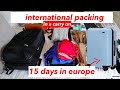 Pack in a Carry On for 15 Days in Europe | AWAY Luggage Bigger Carry On Packing | This or That