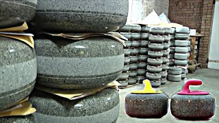 এগুলো পৃথিবীতে মাত্র ১০ জন তৈরি করতে পারে।Curling Stone Manufacturing Process in Factory screenshot 5