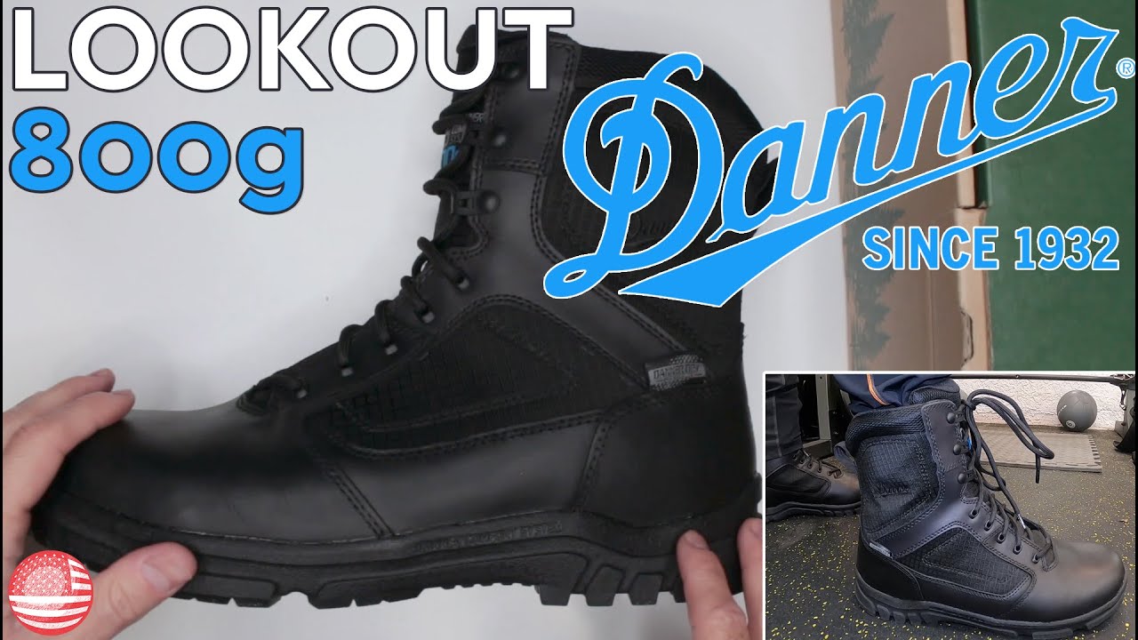Danner Lookout 800g Review (Danner Tactical Boots Review) - YouTube