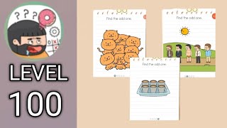 Brain Test 5 Level 100 All Parts solutions walkthrough 