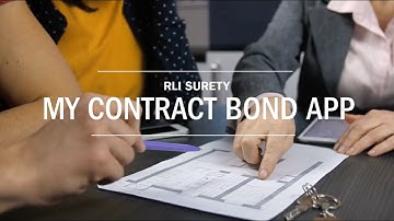 My Contract Bond App from RLI Surety