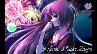 Where do we begin now Alicia Keys (Nightcore)