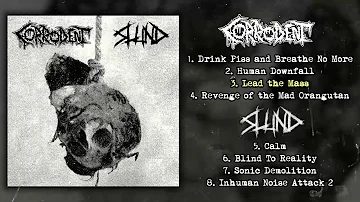 Corrodent / Slund - split MC/CD FULL ALBUM (2021 - Grindcore / Sludgecore)