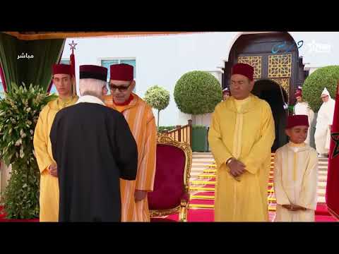 صاحب الجلالة يترأس حفل استقبال بمناسبة الذكرى 27 لعيد العرش المجيد