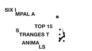Six Impala - Top 15 Strangest Animals