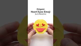 Origami Heart Eyes Emoji 😍 #shorts #valentinesday
TUTORIAL: https://www.youtube.com/watch?v=P3wp9k4Wklg
Easy origami Heart Eyes Emoji designed by Jo Nakashima (11/2017) Origami Heart Eyes Emoji 😍 #shorts #valentinesday