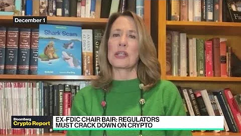 Crypto Report: Sheila Bair Wants More Regulation