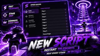 (🔥 NEW)+1 Speed Keyboard Escape Script [BETA] - Stage Teleport, Fly, Custom Speed And more!