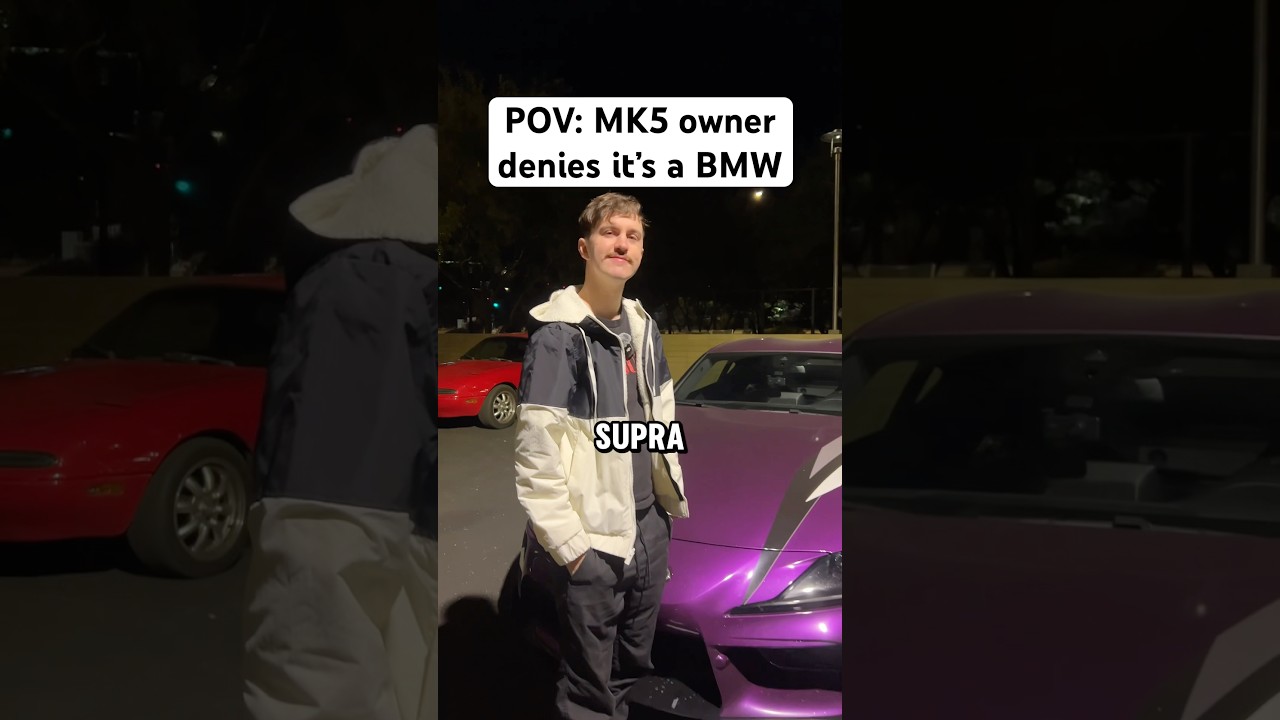 SUPRA OWNER WON’T ADMIT IT’S A BMW 😂 