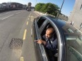 Merc Driver has a rant from a bus stop - KW63 CZR