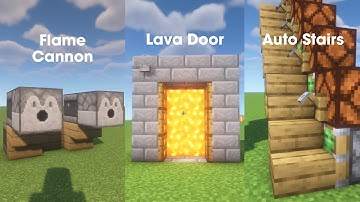 3 EASY Minecraft Redstone Builds! 😄🛠️