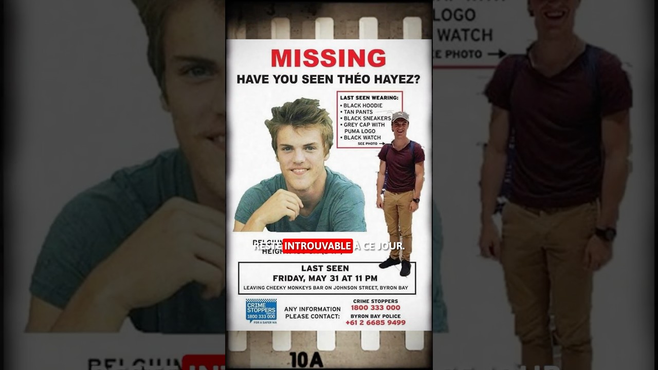 Théo Hayez, Disparu Sans Trace : L’Affaire qui Hante l’Australie  