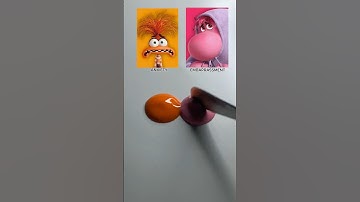 Mixing Emotions from InsideOut 2 - The Result Will Surprise You! (Part 38)#asmr #colors  #insideout2