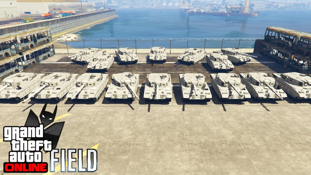 GTA V Field Online: GUERRA DE TANQUES OU RPG?