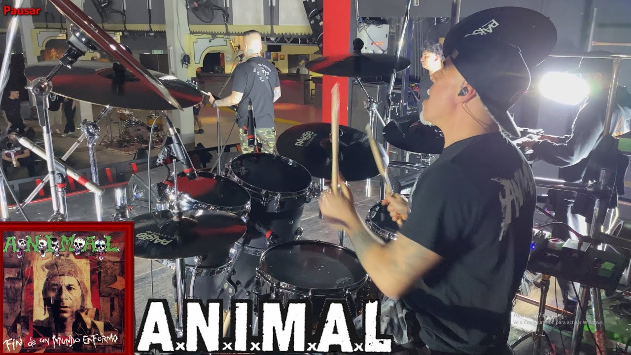 🚨 A.N.I.M.A.L - Fin De Un Mundo Enfermo (Marcelo Castro Drum Cam Prueba De Sonido Auditorio Oeste) 🥁