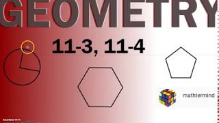 Geometry 11-3, 4 Area of Regular Polygons Circles & Composite Figures