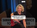 Samantha Fish's advice for young girls