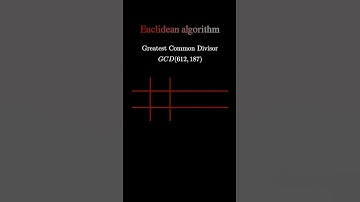 📉 Greatest Common Divisor Trick | GCD(612,187) Solved Step-by-Step #arithmetic #maths #mathematics