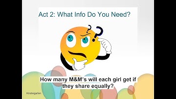 3 Act Task Sharing the Love - Math, Pre-K - Kindergarten, Unit 13, Video 4