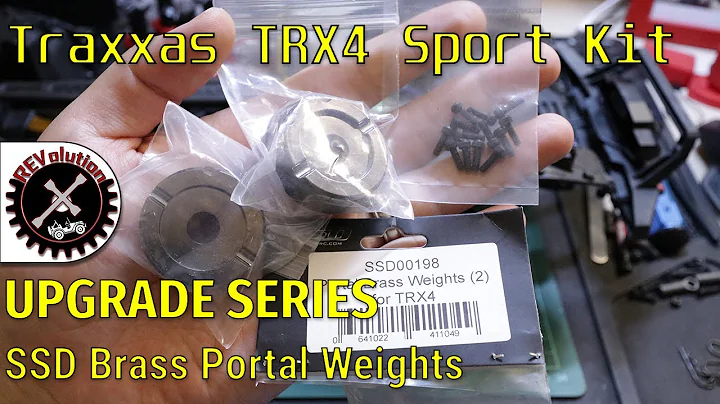 Traxxas TRX4 Sport Kit Upgrade Series - SSD Brass Portal Weights