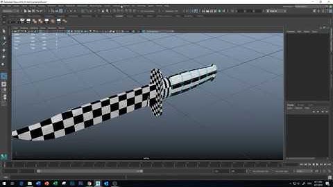 How to unwrap uv knife in Maya 2018 Part02