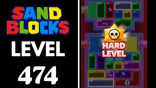 Sand Blocks: Drop Puzzle Level 474 Walkthrough