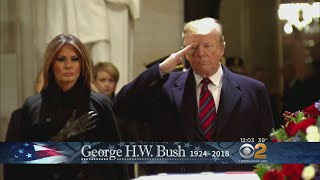 Trump, Nation Pay Tribute George H.W. Bush
