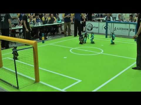 RoboCup Soccer 2011 Semi-Final (Humanoid KidSize) 1/2