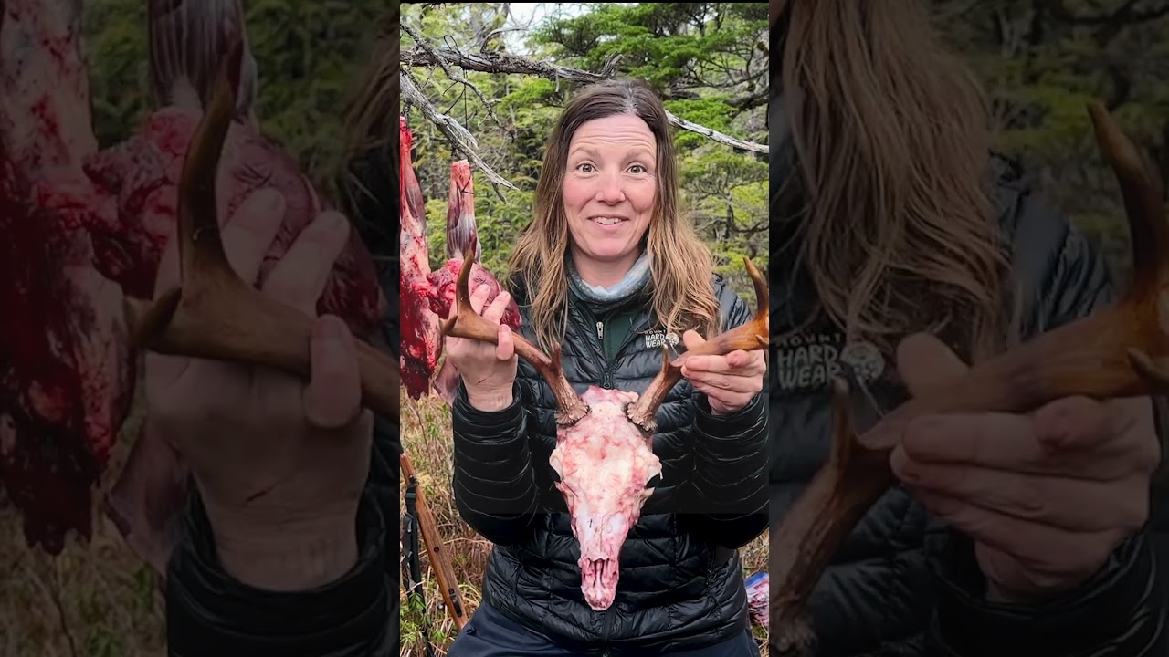 Our first successful hunt from our sailboat and my first animal ever! #boatlife #alaska