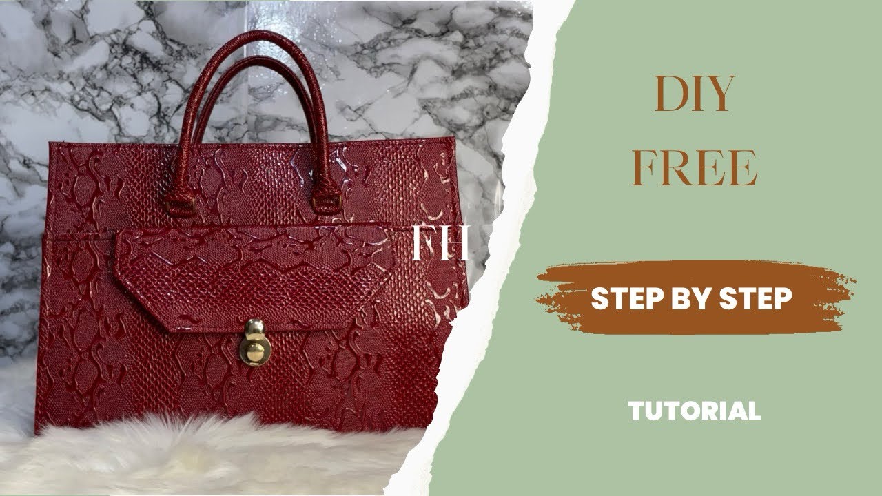 Easy step to make a leather Bag // DIY Handmade, Designs Tutorial by Own Hands, Step by Step 
