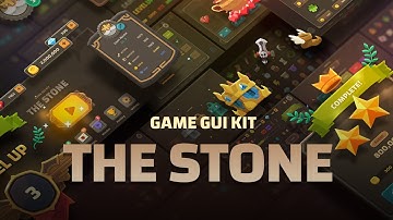 Unity Asset Store [ GUI - The Stone ] LAYERLAB - 레이어랩