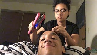 LITTLE SISTER DOES MY HAIR LOL - PART 2