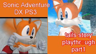 sonic adventure DX ps3 tails story playthrough part 1
