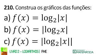 C04. FUNÇÃO LOGARITMICA [210]